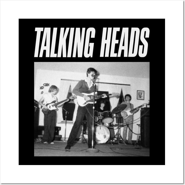 Vintage Talking Heads Wall Art by bambangbuta